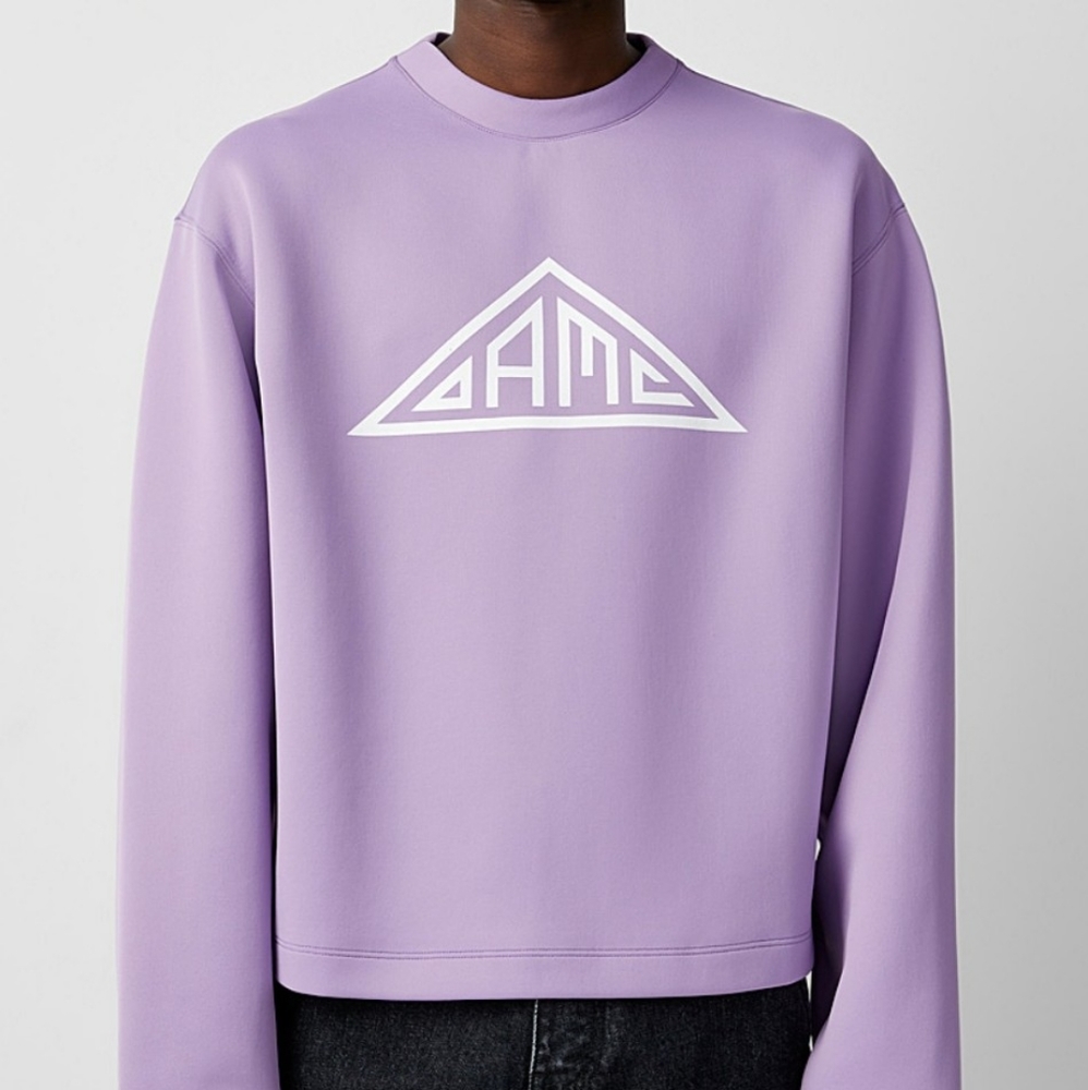 OAMC Pyramid Logo Lilac Sweatshirt